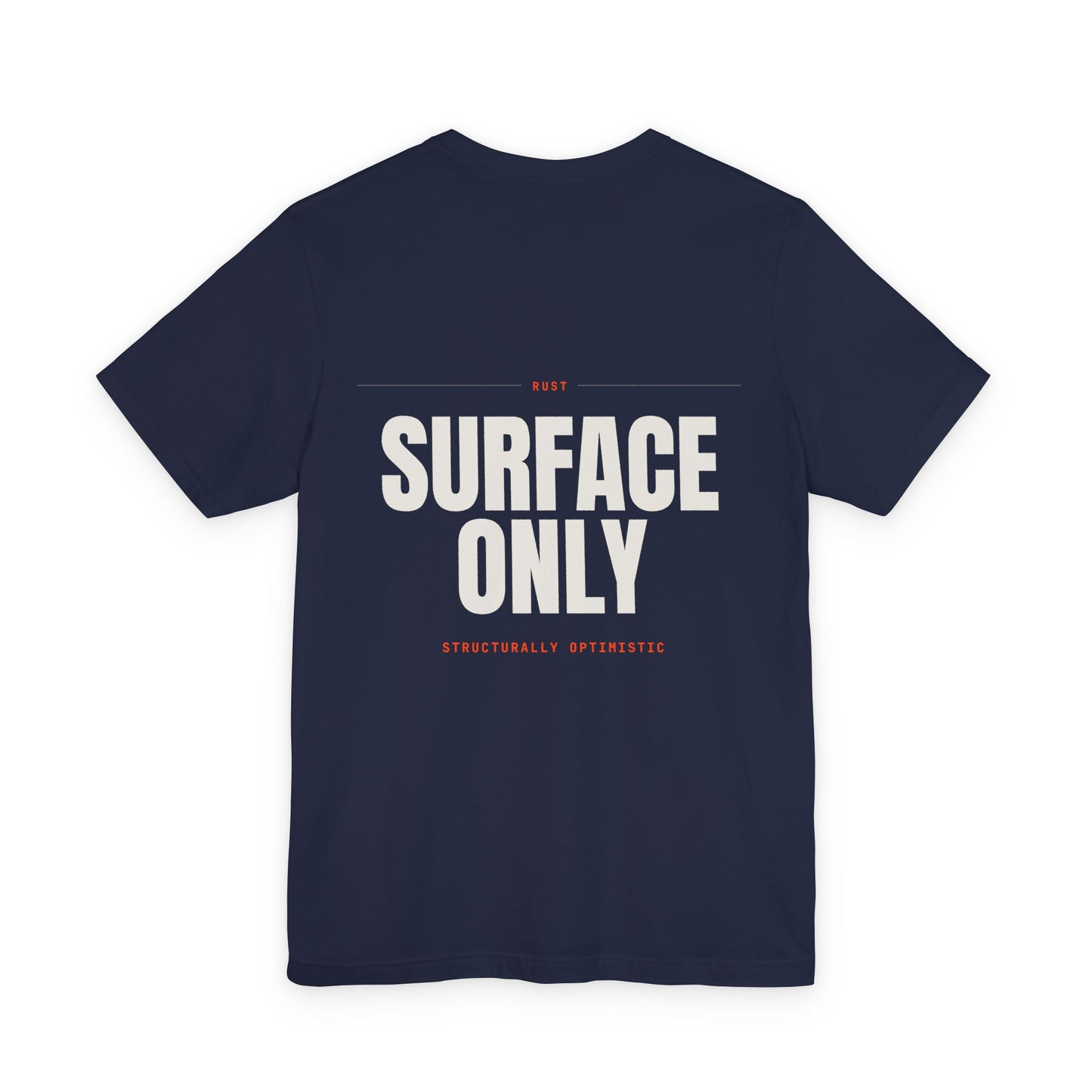 Surface Only Graphic Tee — Retro Crest Logo Short Sleeve Shirt
