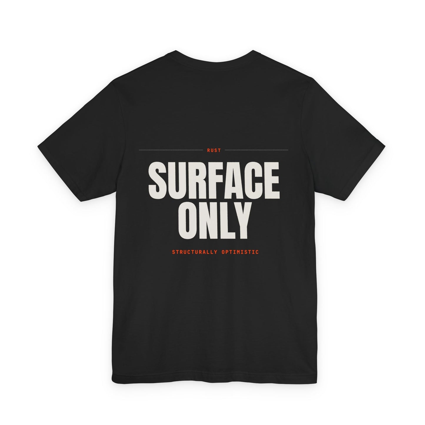 Surface Only Graphic Tee — Retro Crest Logo Short Sleeve Shirt