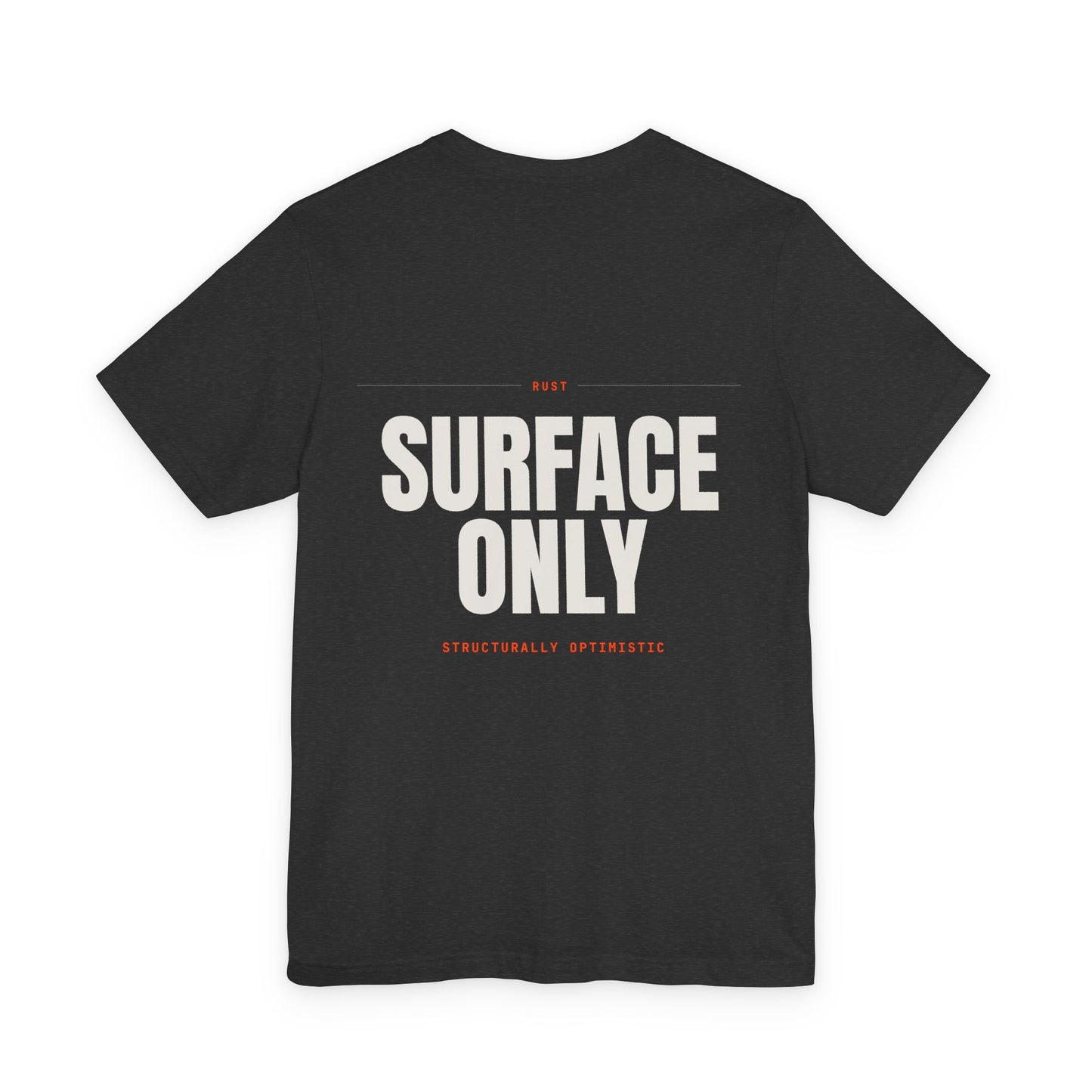 Surface Only Graphic Tee — Retro Crest Logo Short Sleeve Shirt