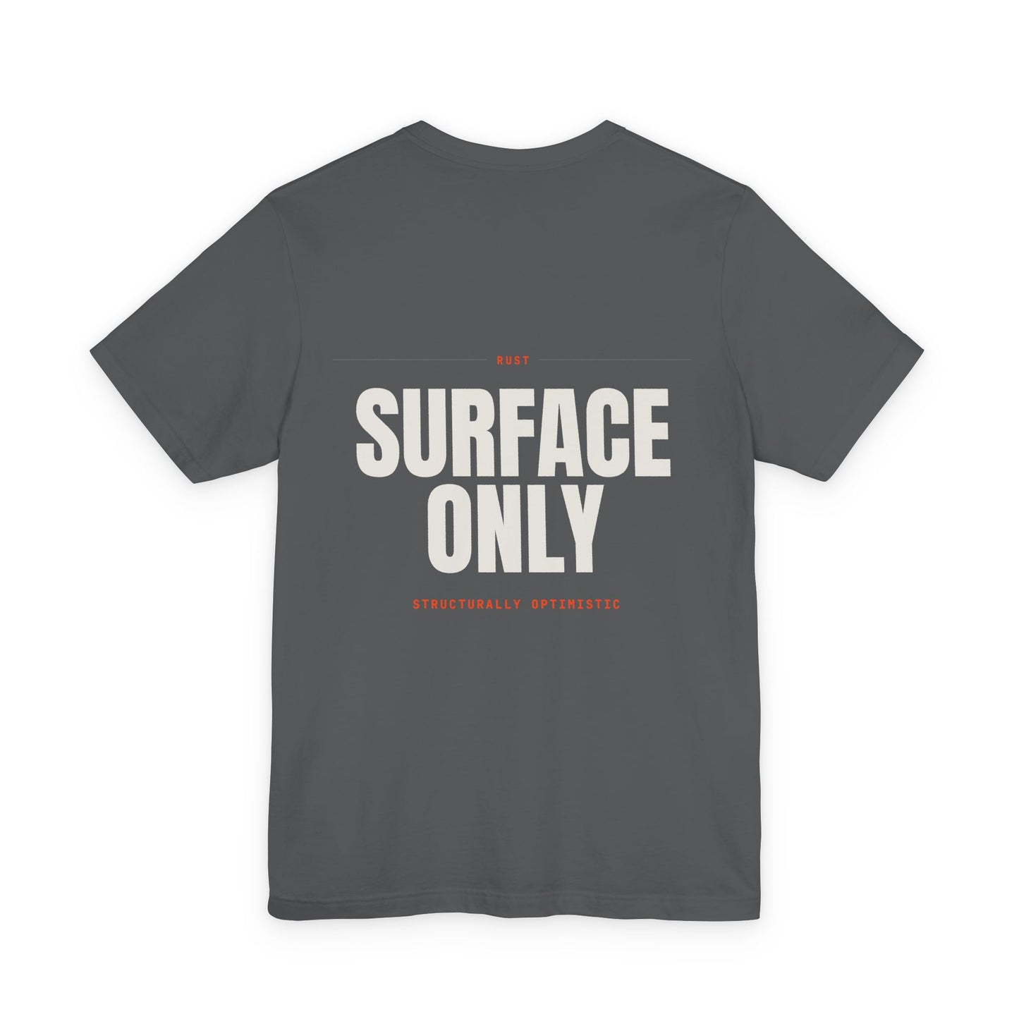 Surface Only Graphic Tee — Retro Crest Logo Short Sleeve Shirt