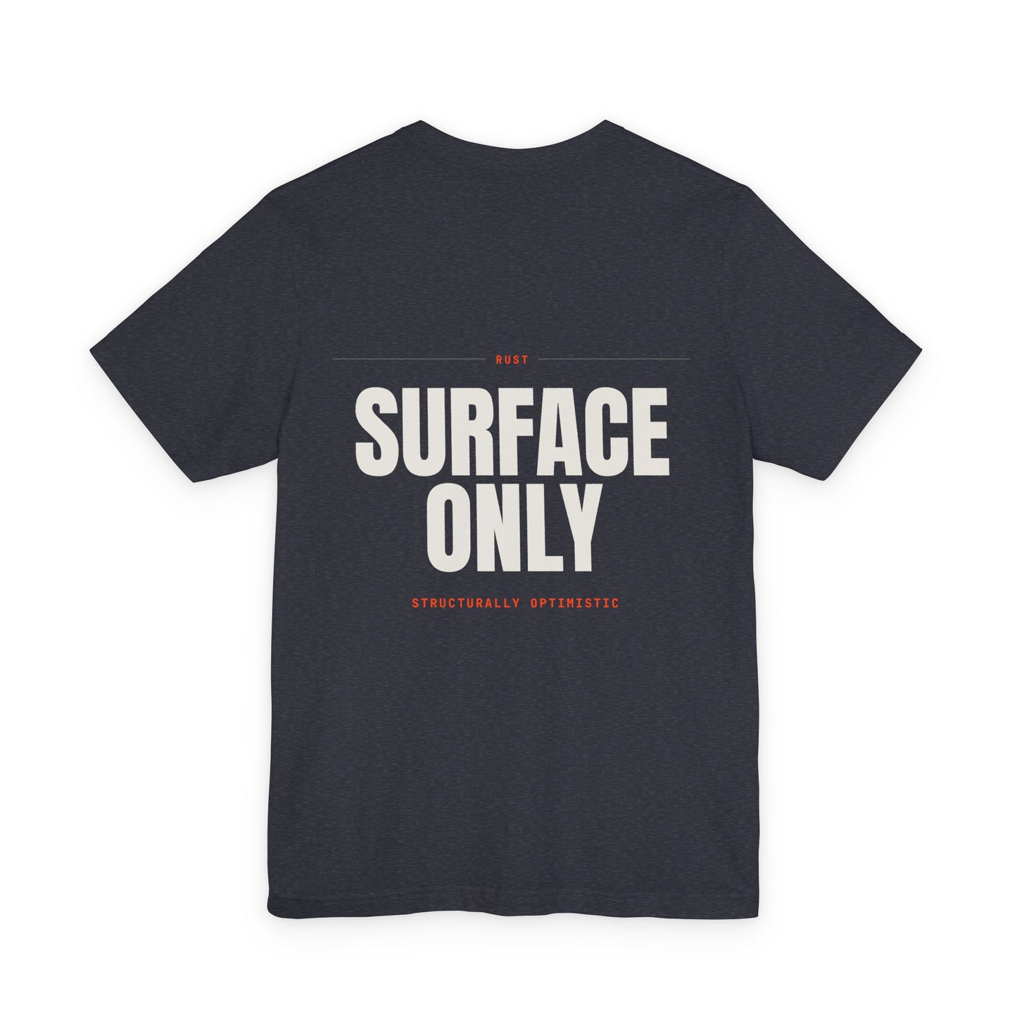 Surface Only Graphic Tee — Retro Crest Logo Short Sleeve Shirt