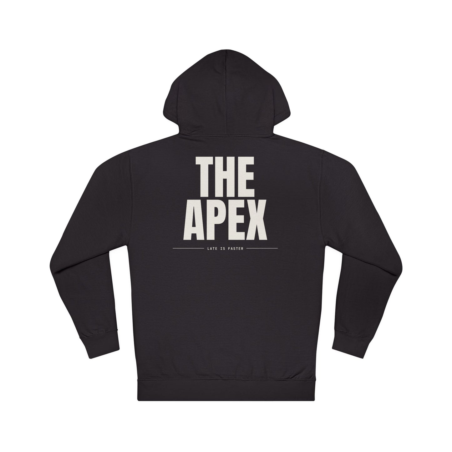 The Apex Hoodie — Bold 'THE APEX' Graphic Pullover